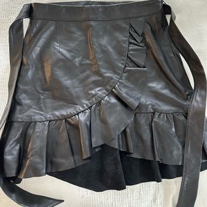 PAIGE Leather Skirt
